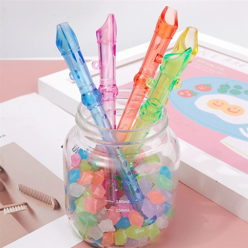 Musical Instrument That You Blow Into - 135pcs Plastic Sixhole Recorder Musical Instrument
