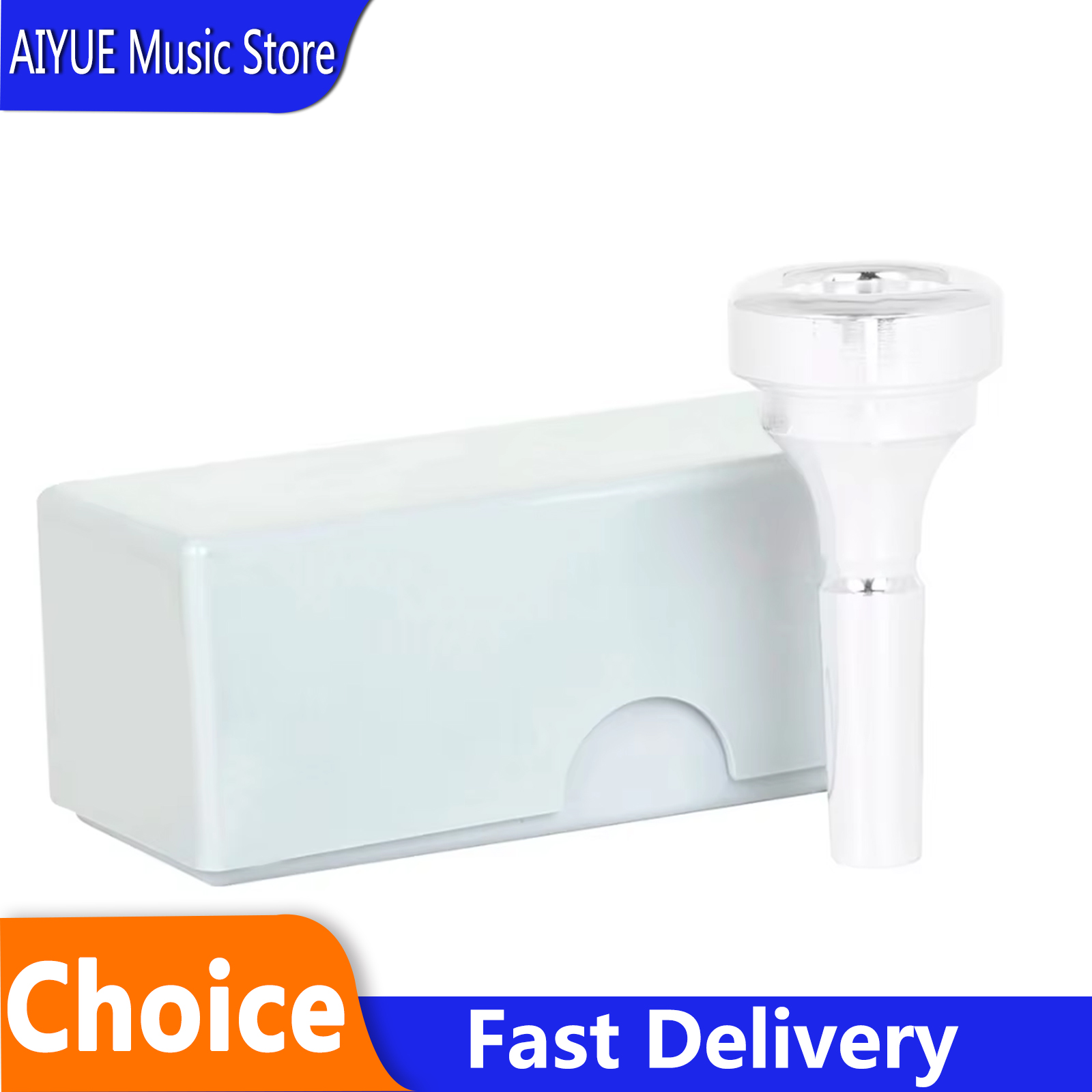 Musical Instrument Cornet - 4B Cornet Mouthpiece Silver Plated Brass