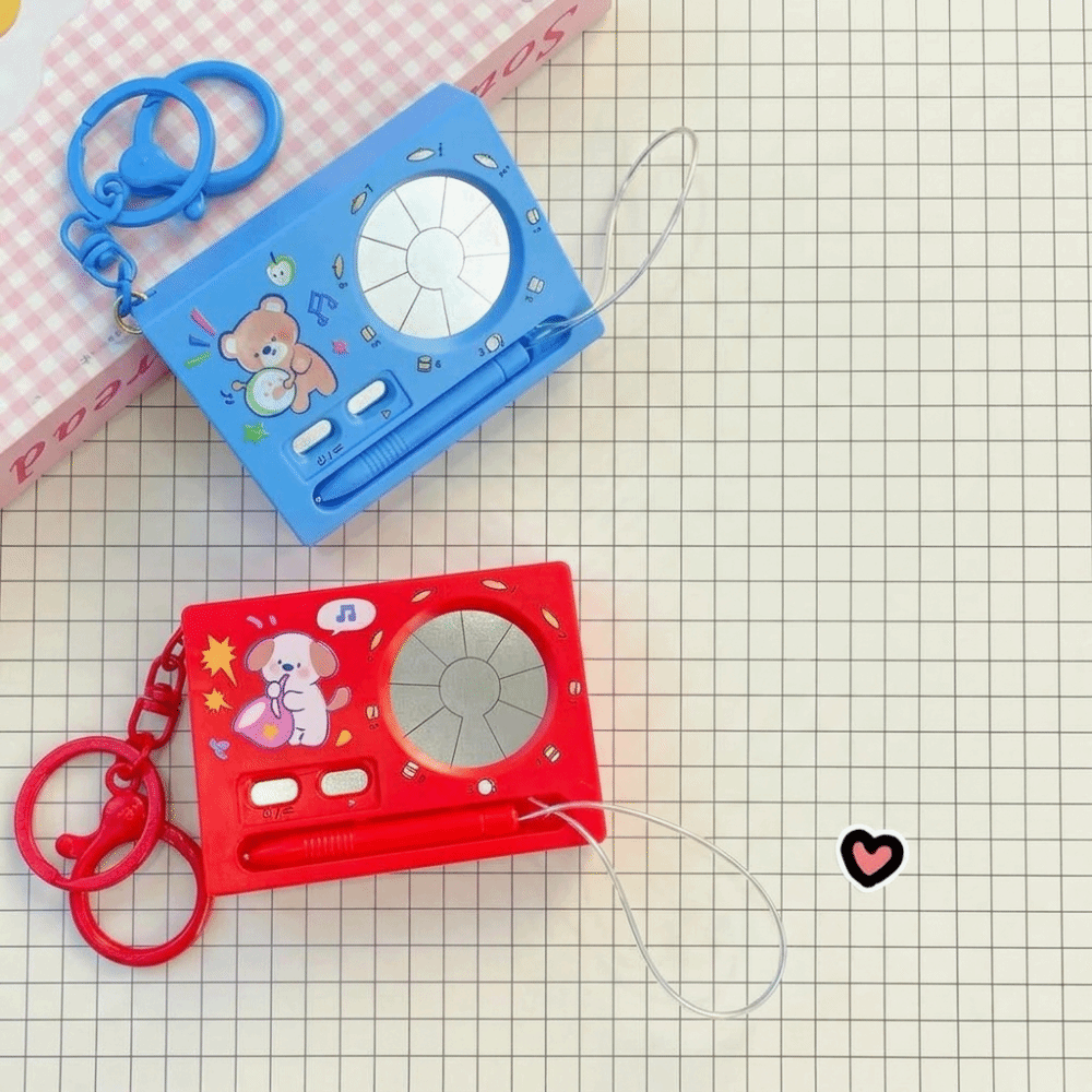 Musical Instrument Glass - Compact Portable Size Music Instrument Keychain