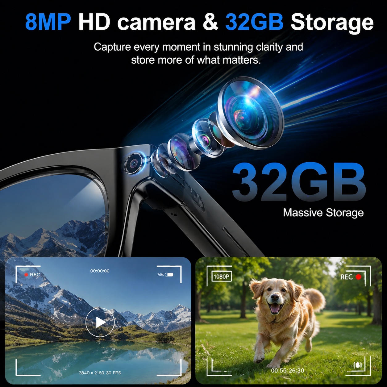 New Vlog 8MP HD Camera Smart G - Musical Instrument Glass review and price