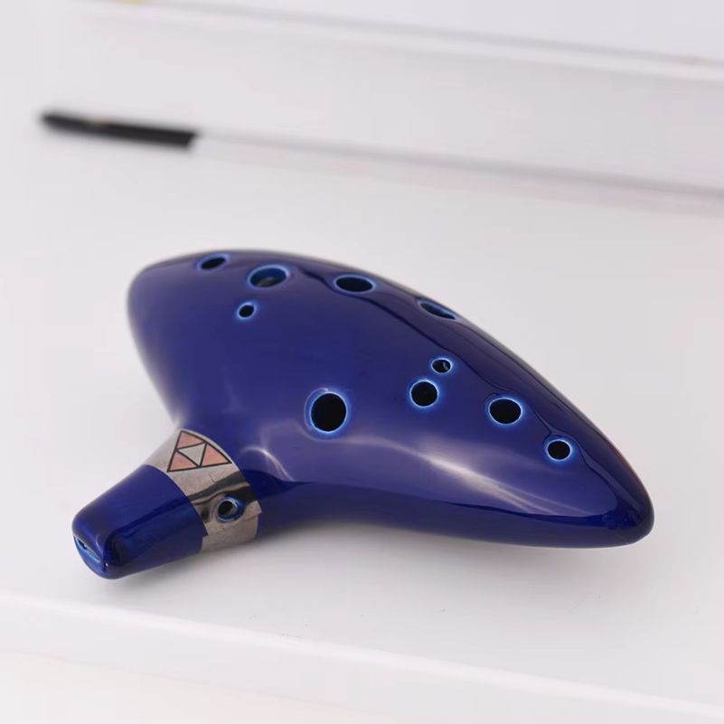 12 Hole Ocarina Ceramic Alto C - Song With Musical Instrument review and price