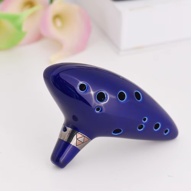12 Hole Ocarina Ceramic Alto C - Song With Musical Instrument review and price