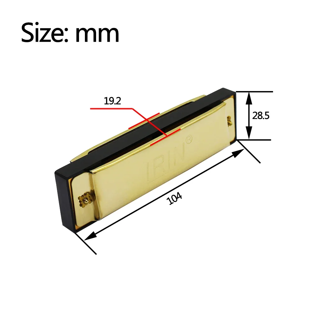 IRIN Harmonica 10 Hole 20 Tone - Musical Instruments Names review and price