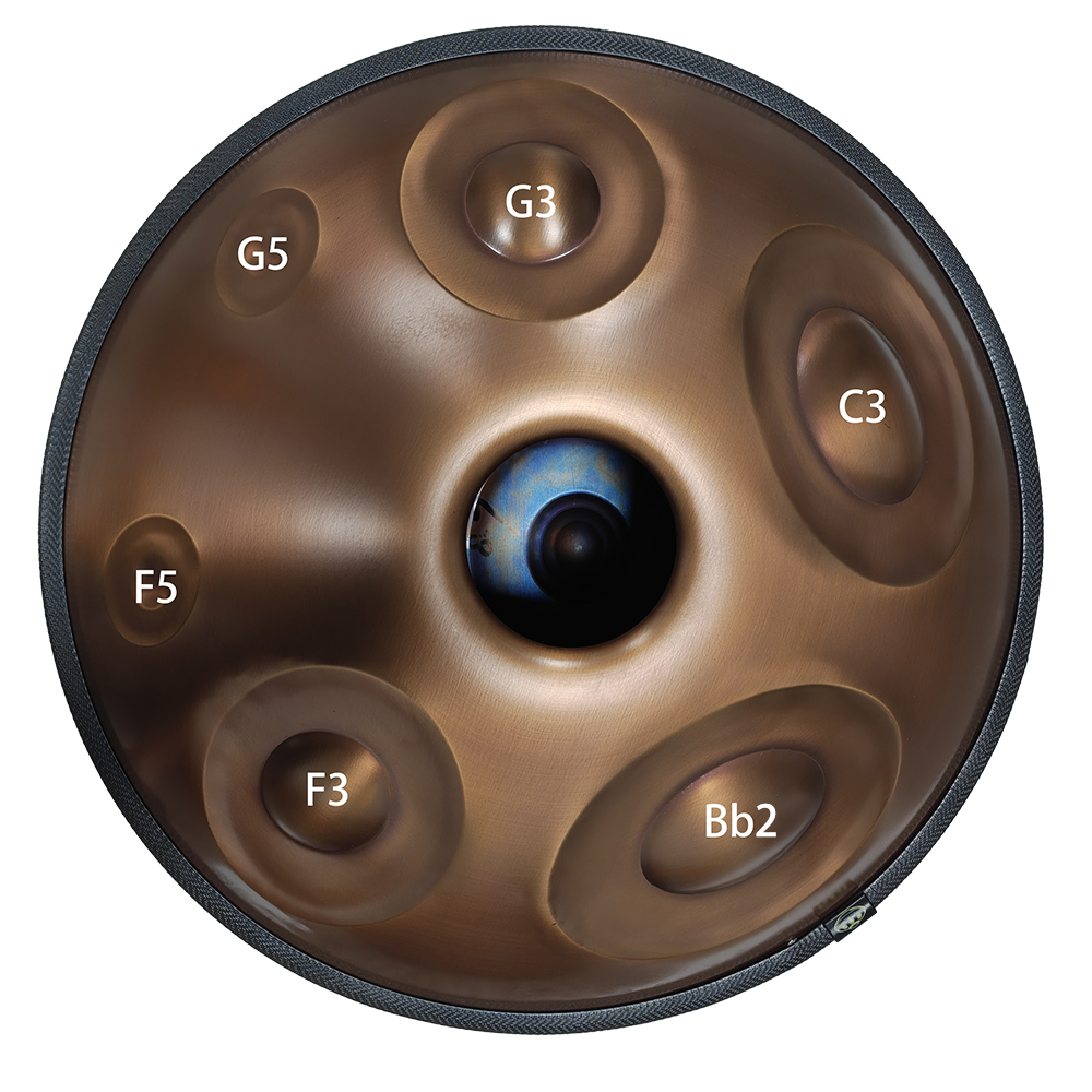 18 Notes Handpan Drum，in D Min - Musical Instrument Handpan review and price