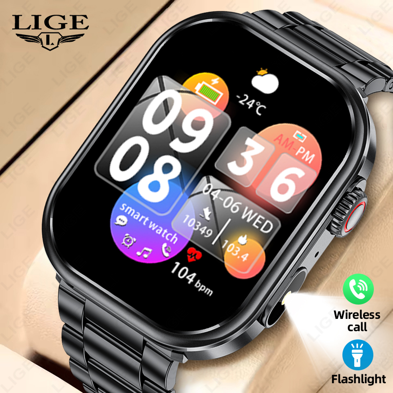 LIGE Smart Watch Men 2026 Full - Musical Instrument Craft review and price