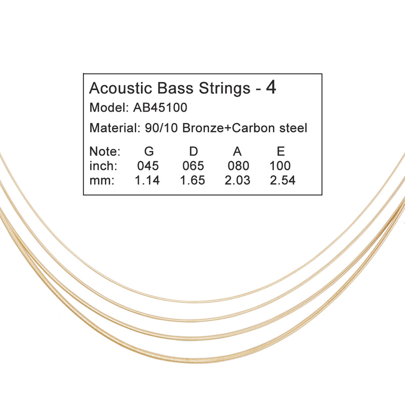 4 Strings Acoustic Bass  ANTI- - Musical Instrument Strings review and price