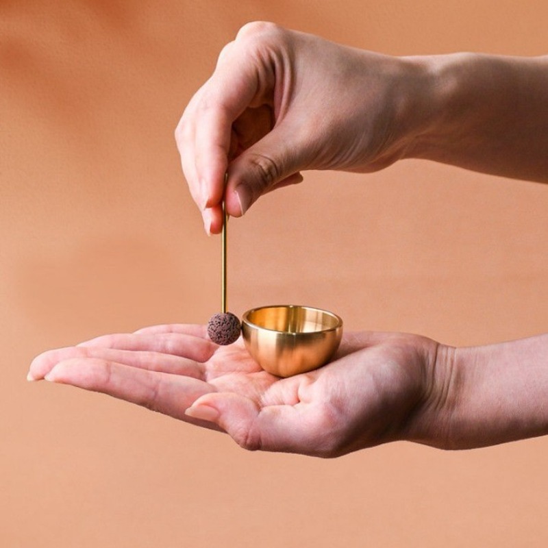 Mini Singing Bowl Handmade Cop - Song With Musical Instrument review and price