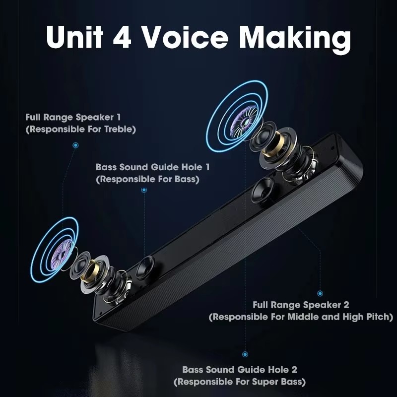 Music Soundbar Computer Caixa  - Musical Instrument Horn review and price