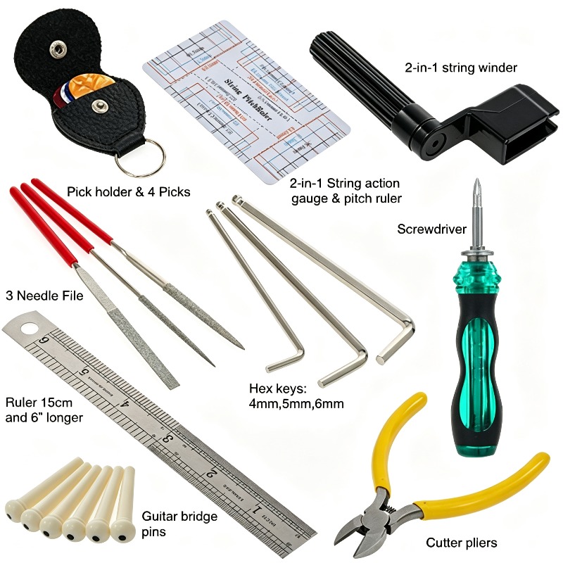 22pcs Guitar Repair Tool Set M - Musical Instrument Strings review and price