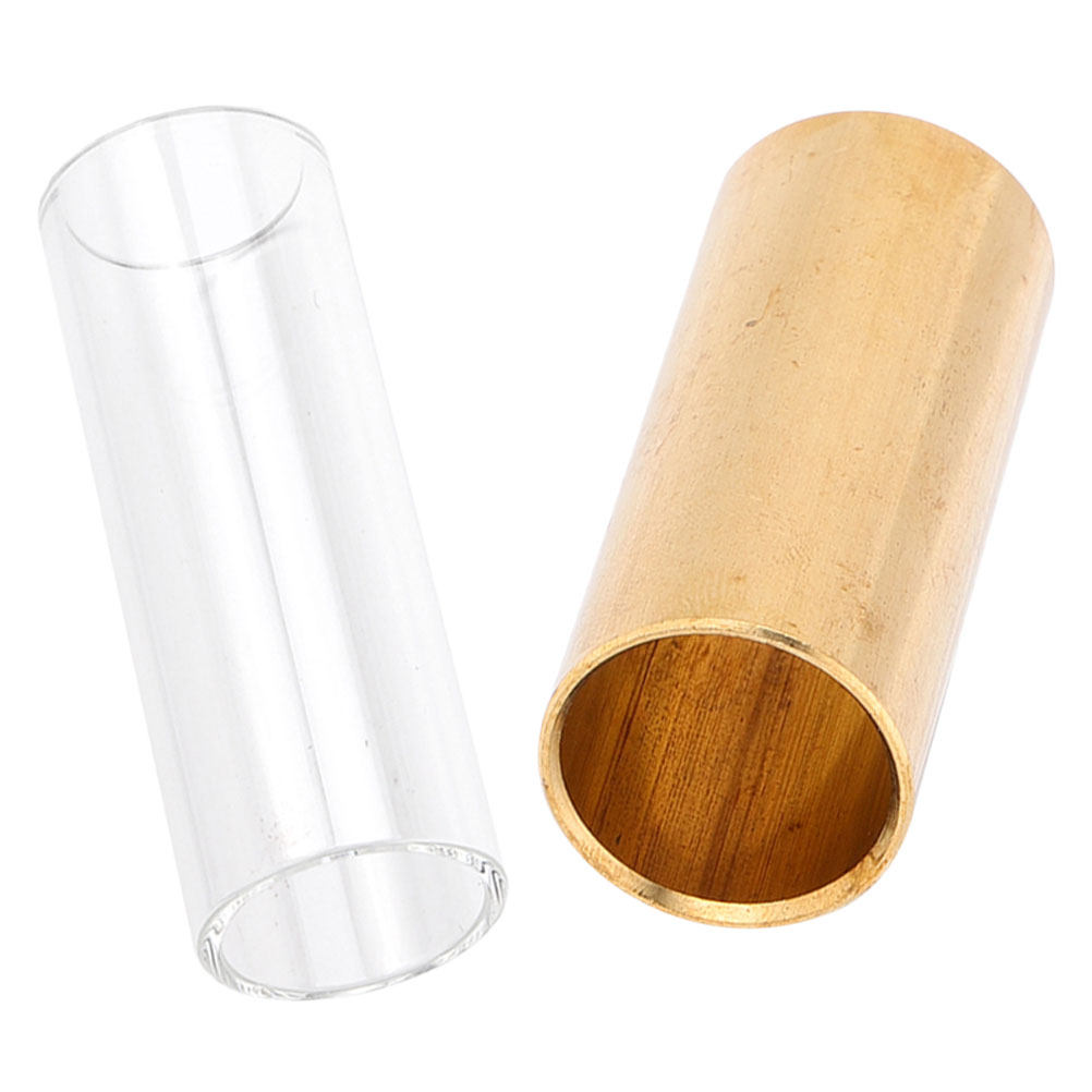 2Pcs Guitar Slide Glass Metal  - Musical Instrument Glass review and price