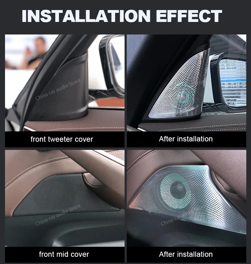 LED Car Speaker Tweeter Cover  - Musical Instrument Horn review and price