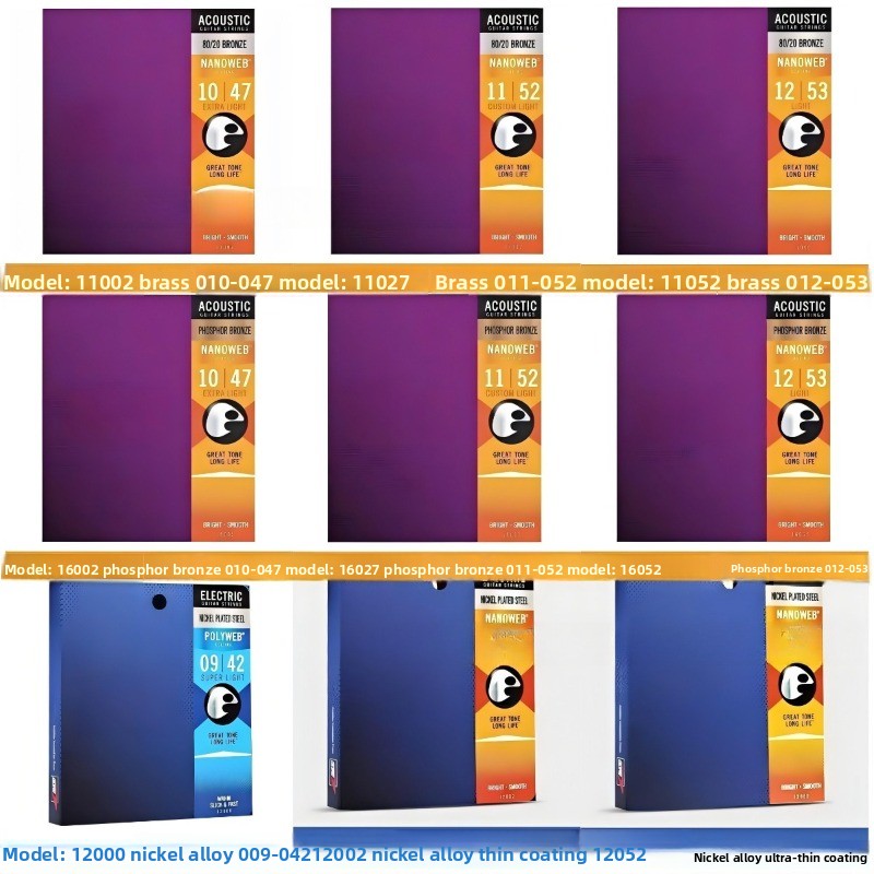 Coated Acoustic Guitar Strings - Musical Instrument Strings review and price