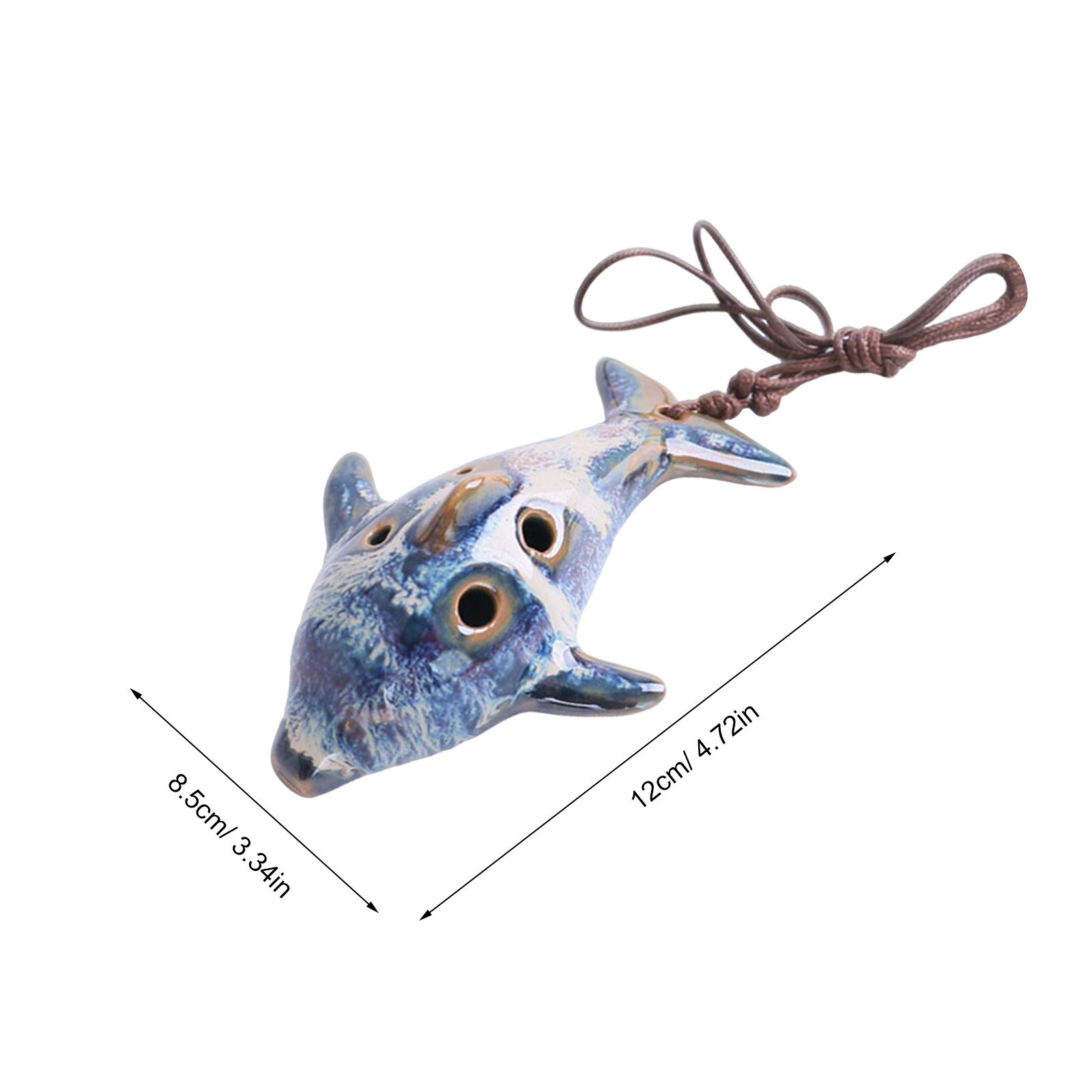 1Pcs 6 Holes Ceramic Ocarina F - Musical Instrument That You Blow Into review and price