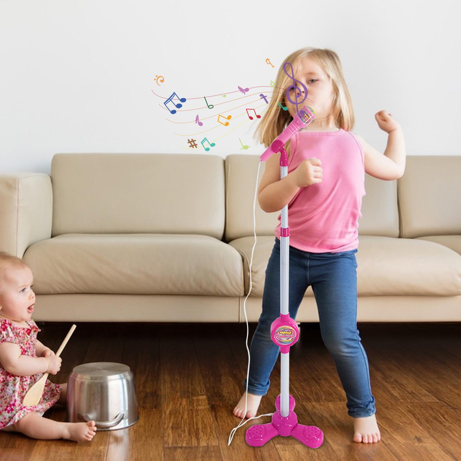 Kids Microphone with Stand Kar - Song With Musical Instrument review and price