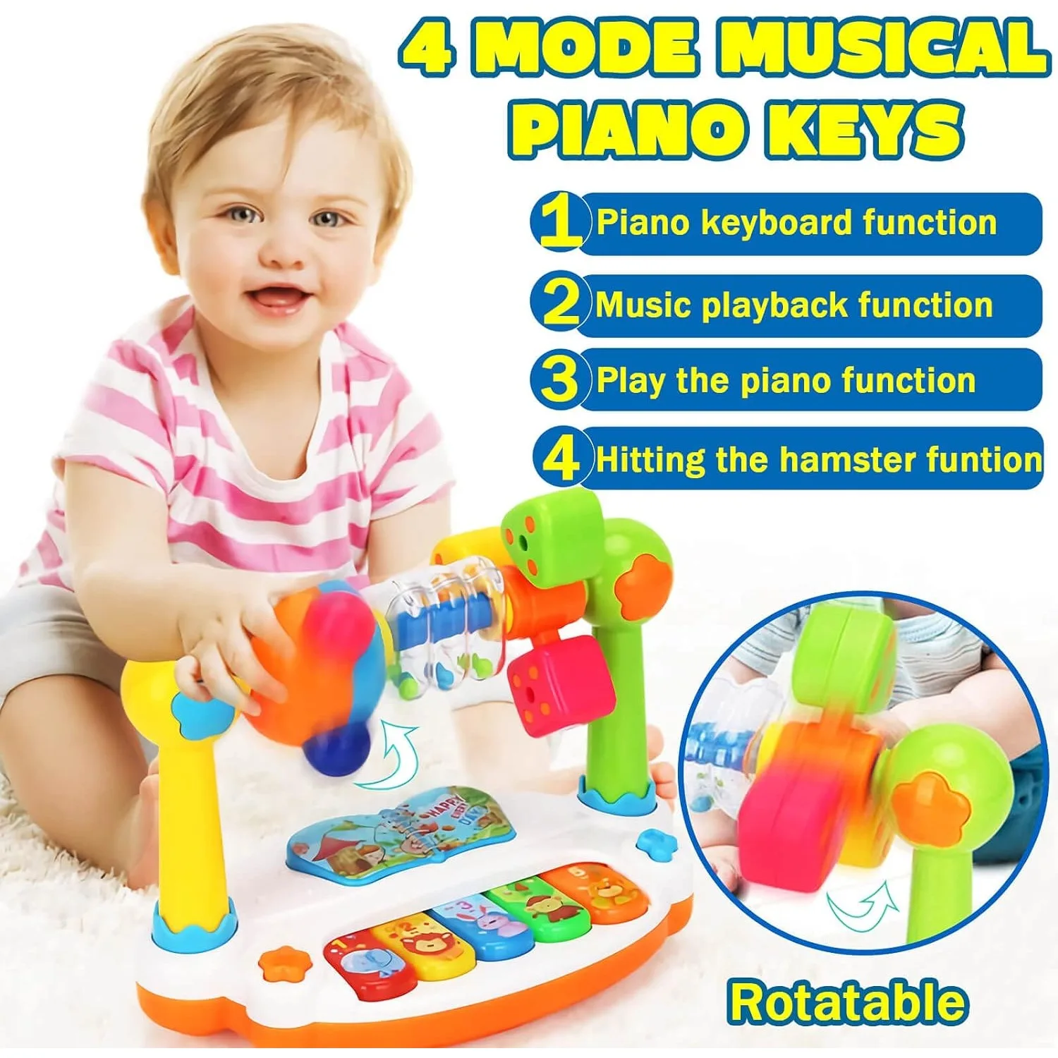 Baby Toys Drum Piano Keys Musi - Musical Instruments Names review and price