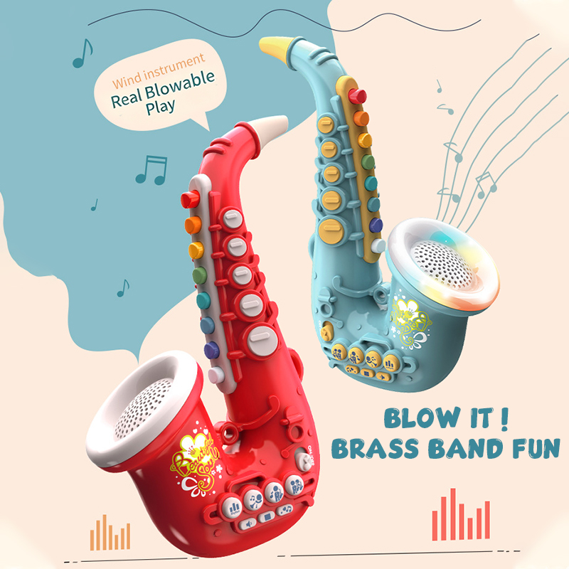 Kids Saxophone Toy 8 Scales Pl - Song With Musical Instrument review and price