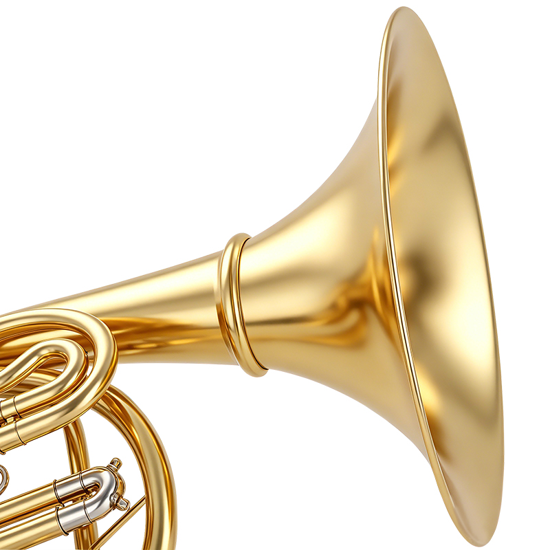 French Horn With Four Keys Lac - Musical Instrument Horn review and price
