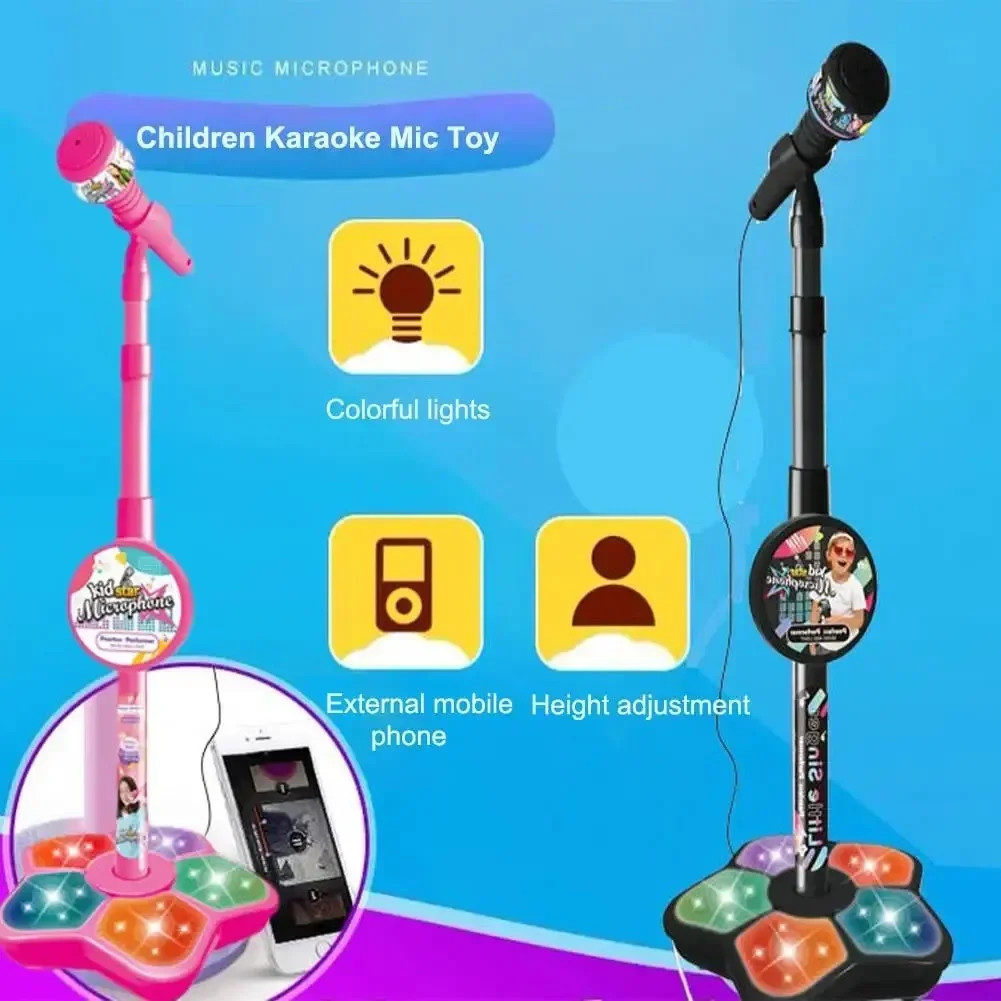 Kids Microphone with Stand Kar - Song With Musical Instrument review and price