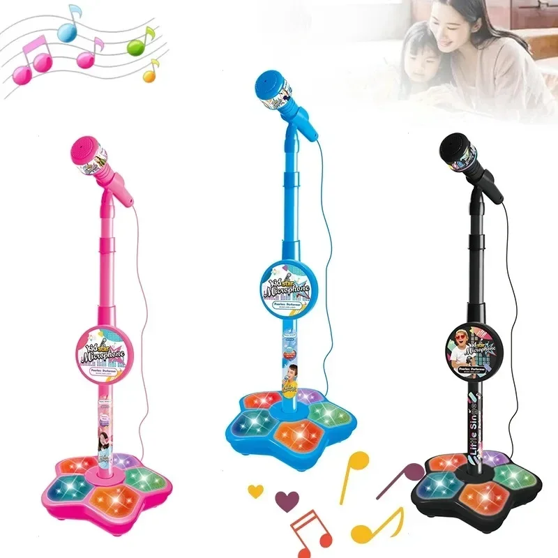 Kids Microphone with Stand Kar - Song With Musical Instrument review and price