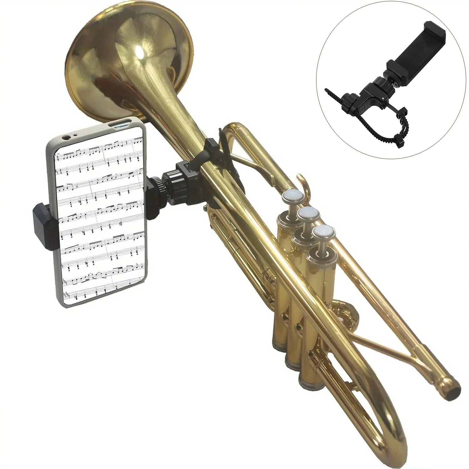 Metal Music Lyre Clip Phone St - Musical Instrument Horn review and price