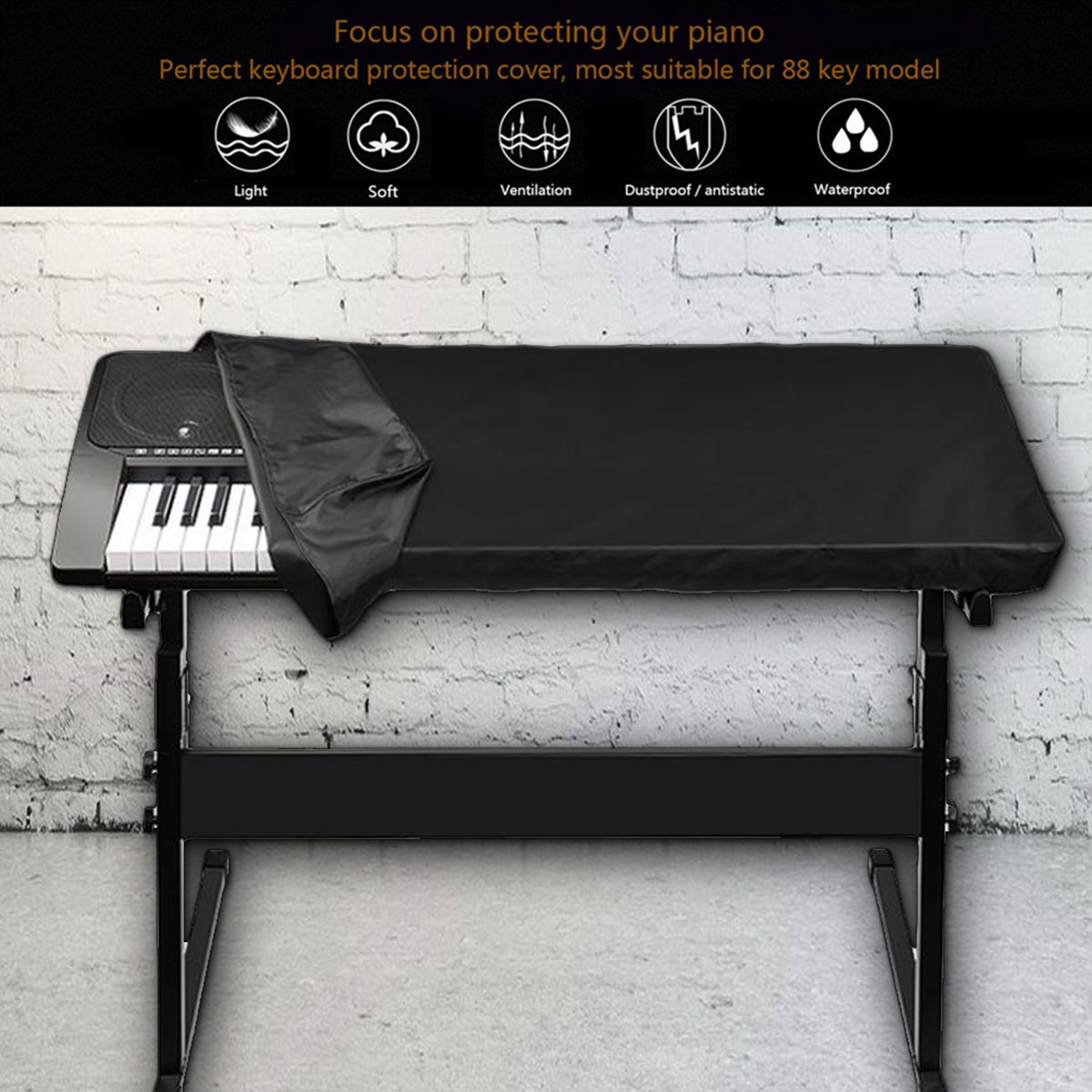 61/88-Key Electronic Piano Cov - Musical Instruments Names review and price