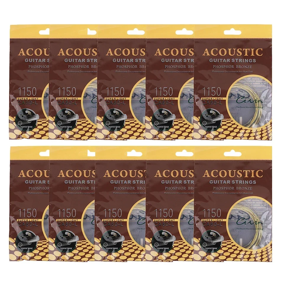Gearlly 10 Sets Acoustic Guita - Musical Instrument Strings review and price