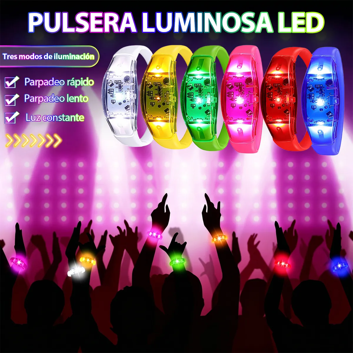 6PCS LED Bracelets Sound Activ - Musical Instrument Jewelry review and price