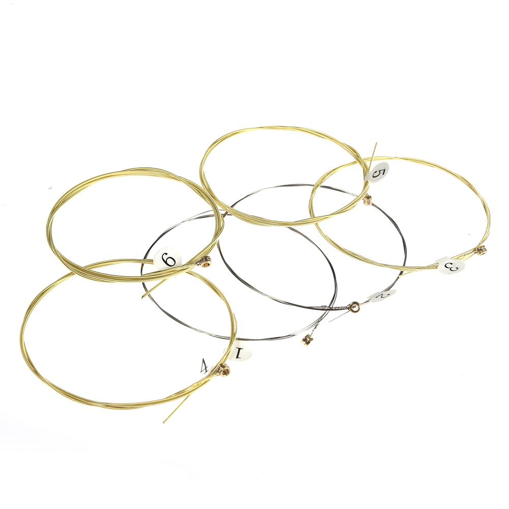 6pcs/set Universal Acoustic Gu - Musical Instrument Strings review and price