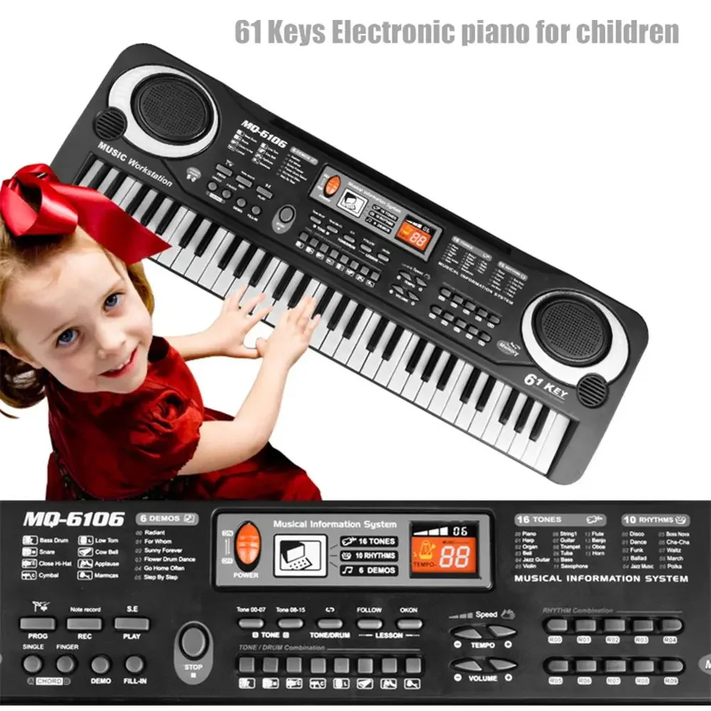 Kids Electronic Piano Keyboard - Musical Instruments Names review and price