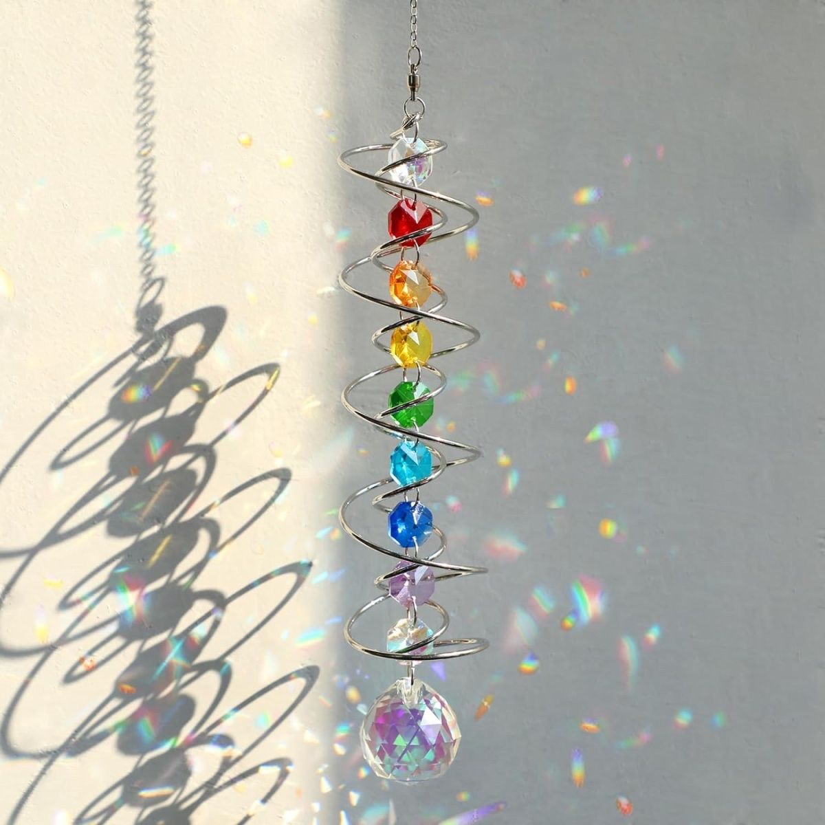 Crystal Suncatcher Gazing Ball - Wind Chime Tubular review and price