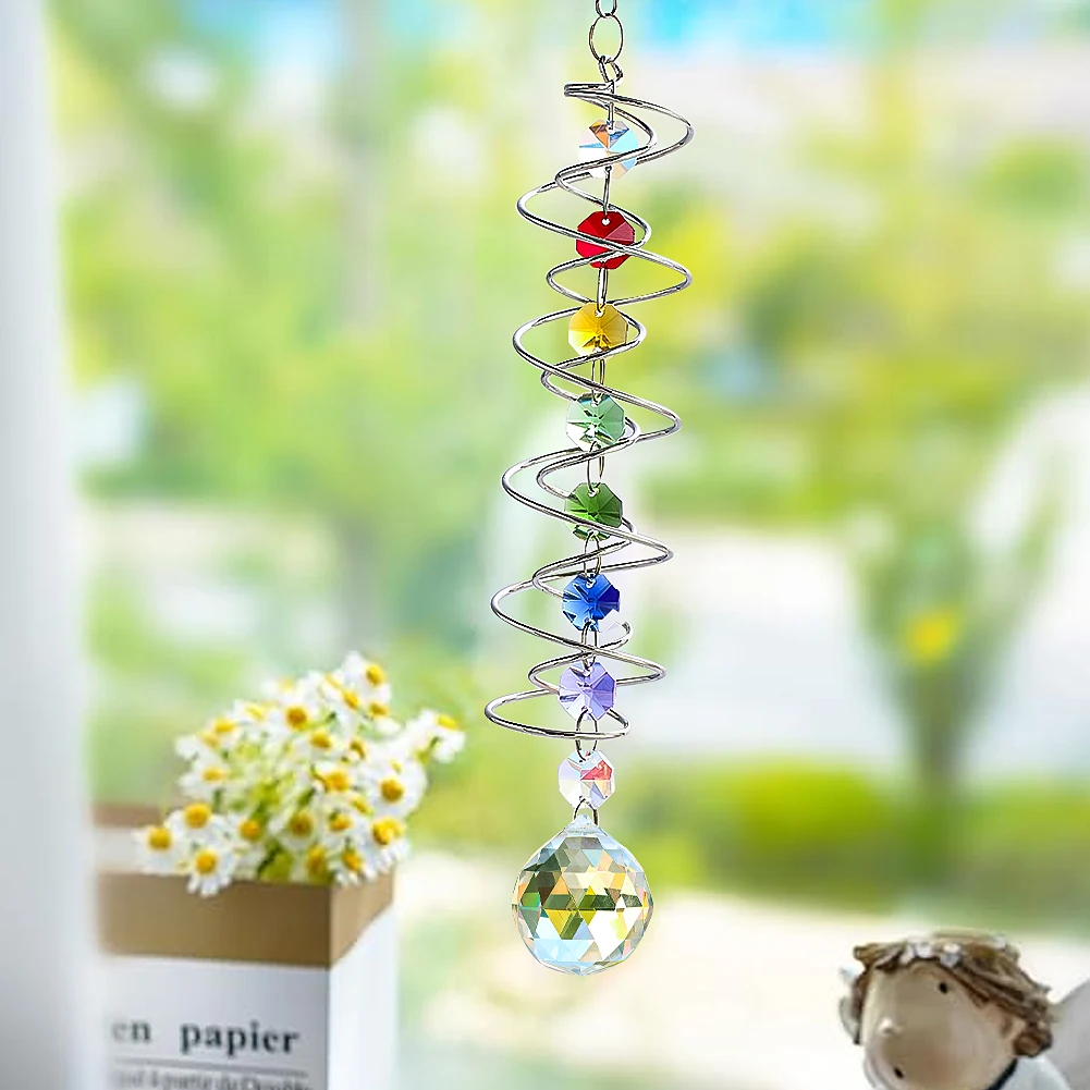 Crystal Suncatcher Gazing Ball - Wind Chime Tubular review and price