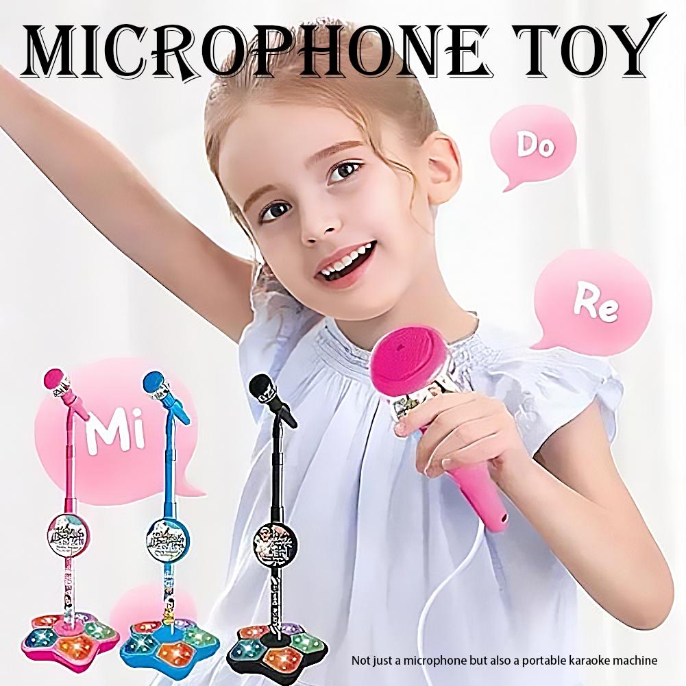 Kids Microphone with Stand Kar - Song With Musical Instrument review and price