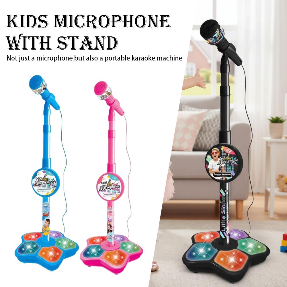Kids Microphone with Stand Kar - Song With Musical Instrument review and price
