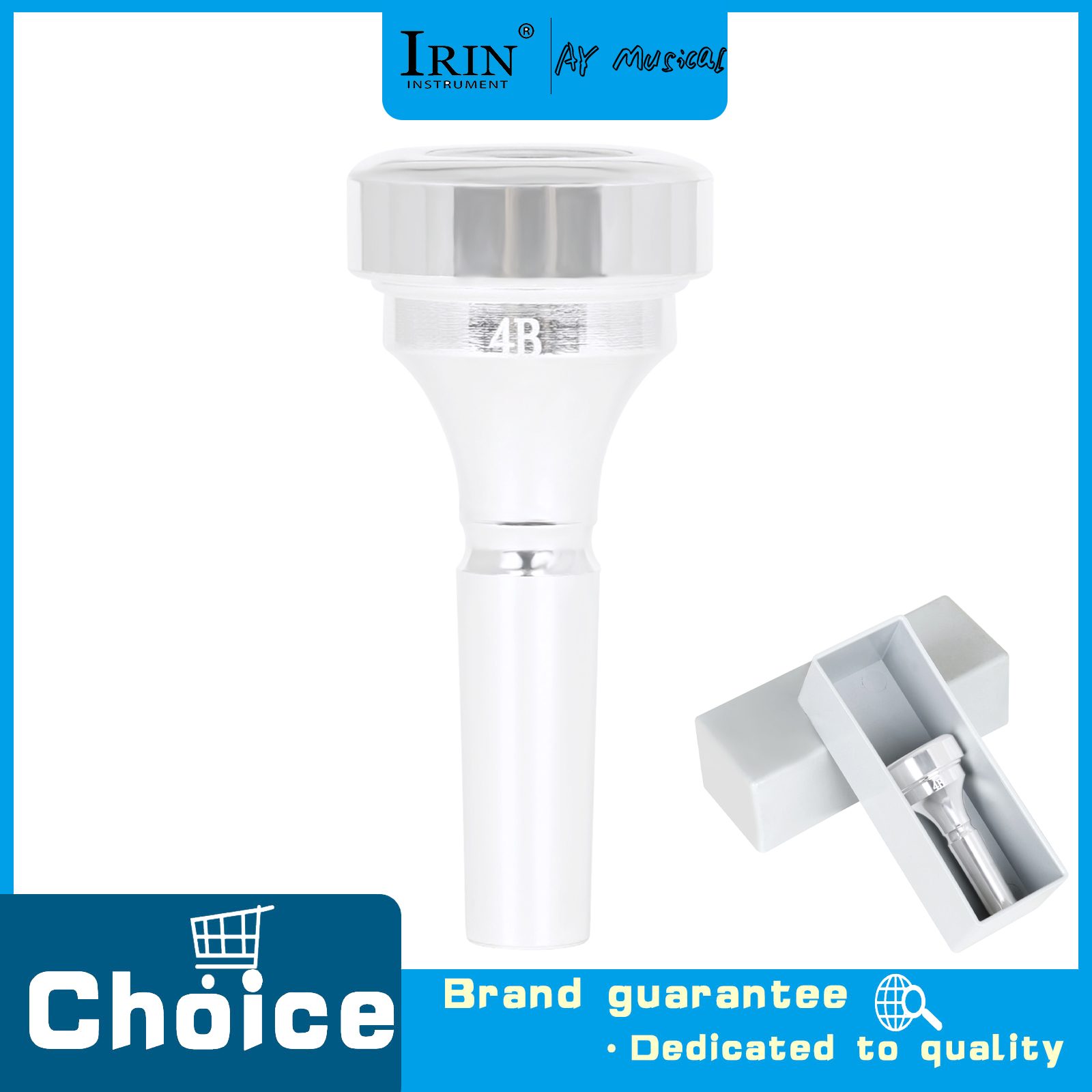 TR-17 Cornet Mouthpiece Brass  - Musical Instrument Cornet review and price